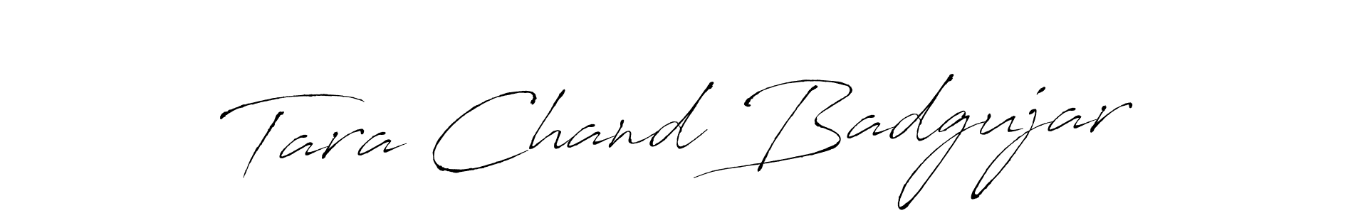 Design your own signature with our free online signature maker. With this signature software, you can create a handwritten (Antro_Vectra) signature for name Tara Chand Badgujar. Tara Chand Badgujar signature style 6 images and pictures png