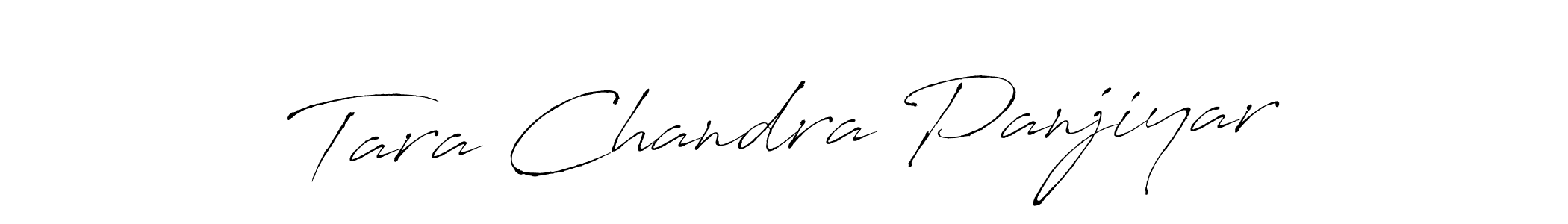 Antro_Vectra is a professional signature style that is perfect for those who want to add a touch of class to their signature. It is also a great choice for those who want to make their signature more unique. Get Tara Chandra Panjiyar name to fancy signature for free. Tara Chandra Panjiyar signature style 6 images and pictures png