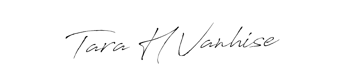 It looks lik you need a new signature style for name Tara H Vanhise. Design unique handwritten (Antro_Vectra) signature with our free signature maker in just a few clicks. Tara H Vanhise signature style 6 images and pictures png