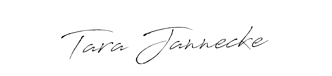 Create a beautiful signature design for name Tara Jannecke. With this signature (Antro_Vectra) fonts, you can make a handwritten signature for free. Tara Jannecke signature style 6 images and pictures png