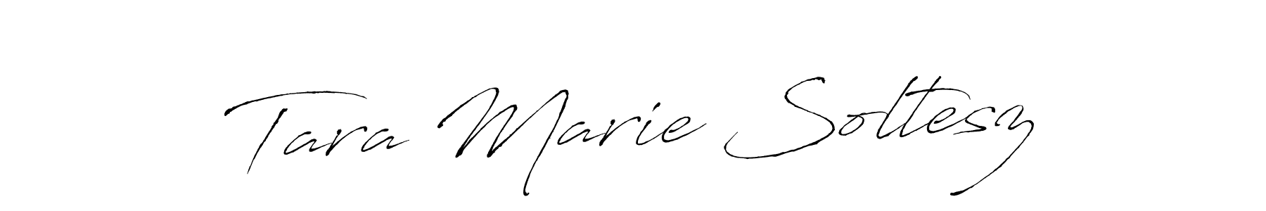 Tara Marie Soltesz stylish signature style. Best Handwritten Sign (Antro_Vectra) for my name. Handwritten Signature Collection Ideas for my name Tara Marie Soltesz. Tara Marie Soltesz signature style 6 images and pictures png