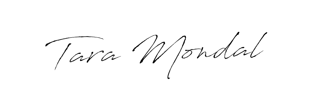 Create a beautiful signature design for name Tara Mondal. With this signature (Antro_Vectra) fonts, you can make a handwritten signature for free. Tara Mondal signature style 6 images and pictures png