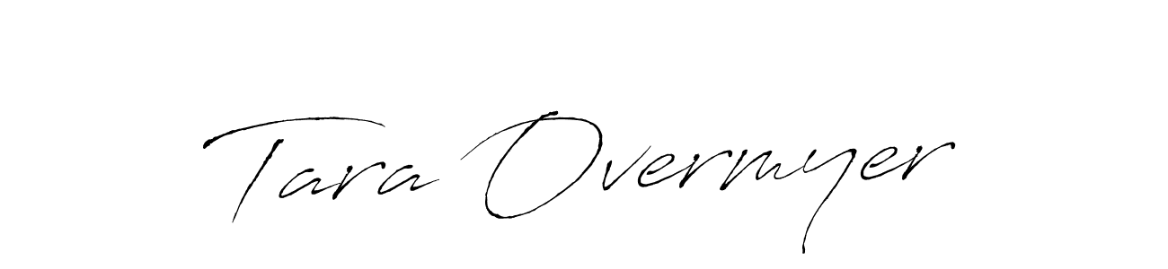 Design your own signature with our free online signature maker. With this signature software, you can create a handwritten (Antro_Vectra) signature for name Tara Overmyer. Tara Overmyer signature style 6 images and pictures png