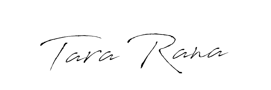 How to make Tara Rana name signature. Use Antro_Vectra style for creating short signs online. This is the latest handwritten sign. Tara Rana signature style 6 images and pictures png