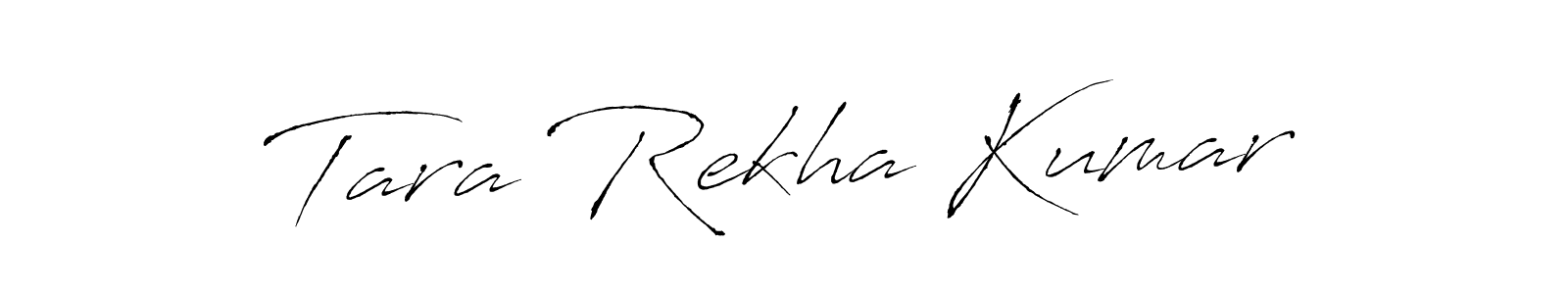 Create a beautiful signature design for name Tara Rekha Kumar. With this signature (Antro_Vectra) fonts, you can make a handwritten signature for free. Tara Rekha Kumar signature style 6 images and pictures png