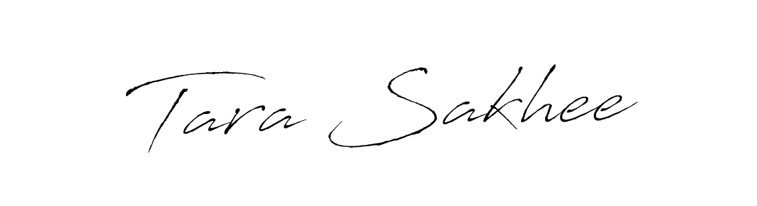 Create a beautiful signature design for name Tara Sakhee. With this signature (Antro_Vectra) fonts, you can make a handwritten signature for free. Tara Sakhee signature style 6 images and pictures png
