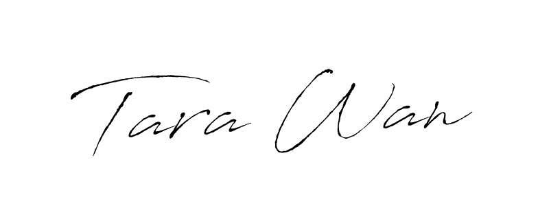 Also we have Tara Wan name is the best signature style. Create professional handwritten signature collection using Antro_Vectra autograph style. Tara Wan signature style 6 images and pictures png