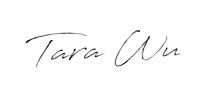 Design your own signature with our free online signature maker. With this signature software, you can create a handwritten (Antro_Vectra) signature for name Tara Wu. Tara Wu signature style 6 images and pictures png