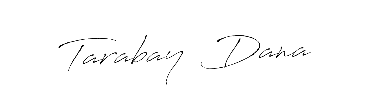 See photos of Tarabay  Dana official signature by Spectra . Check more albums & portfolios. Read reviews & check more about Antro_Vectra font. Tarabay  Dana signature style 6 images and pictures png