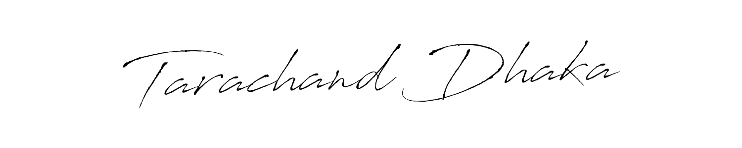 How to make Tarachand Dhaka name signature. Use Antro_Vectra style for creating short signs online. This is the latest handwritten sign. Tarachand Dhaka signature style 6 images and pictures png