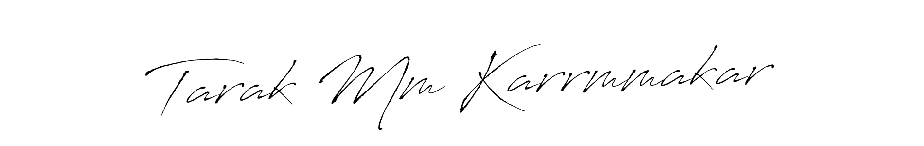 Similarly Antro_Vectra is the best handwritten signature design. Signature creator online .You can use it as an online autograph creator for name Tarak Mm Karrmmakar. Tarak Mm Karrmmakar signature style 6 images and pictures png