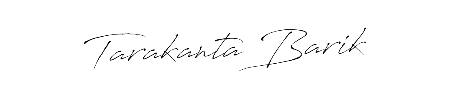 Design your own signature with our free online signature maker. With this signature software, you can create a handwritten (Antro_Vectra) signature for name Tarakanta Barik. Tarakanta Barik signature style 6 images and pictures png