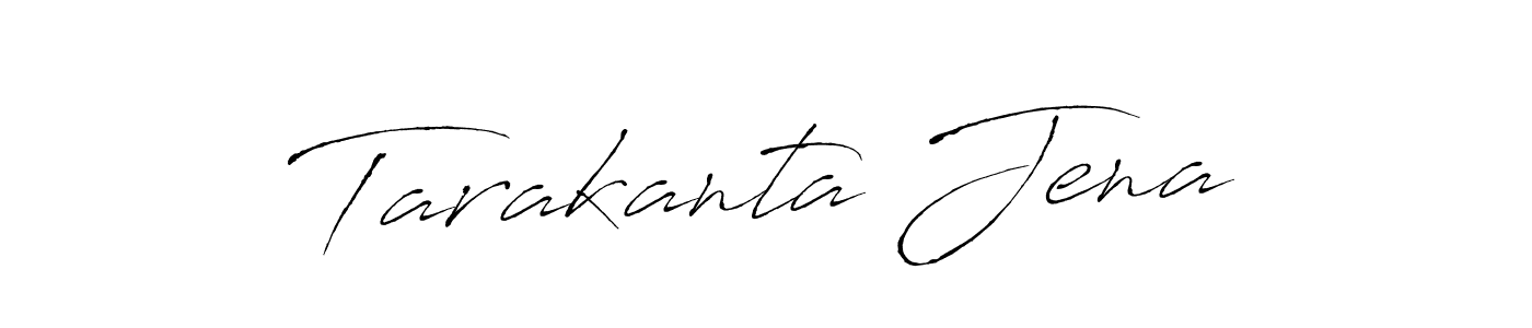 Make a beautiful signature design for name Tarakanta Jena. With this signature (Antro_Vectra) style, you can create a handwritten signature for free. Tarakanta Jena signature style 6 images and pictures png