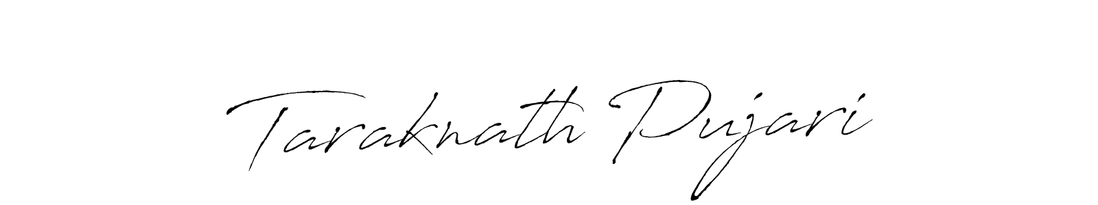Taraknath Pujari stylish signature style. Best Handwritten Sign (Antro_Vectra) for my name. Handwritten Signature Collection Ideas for my name Taraknath Pujari. Taraknath Pujari signature style 6 images and pictures png