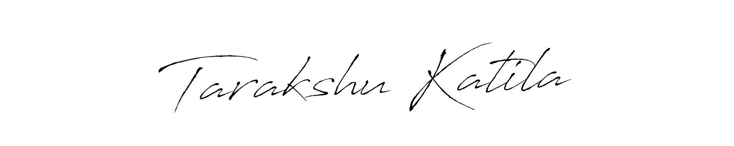 The best way (Antro_Vectra) to make a short signature is to pick only two or three words in your name. The name Tarakshu Katila include a total of six letters. For converting this name. Tarakshu Katila signature style 6 images and pictures png