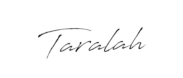 Make a beautiful signature design for name Taralah. With this signature (Antro_Vectra) style, you can create a handwritten signature for free. Taralah signature style 6 images and pictures png