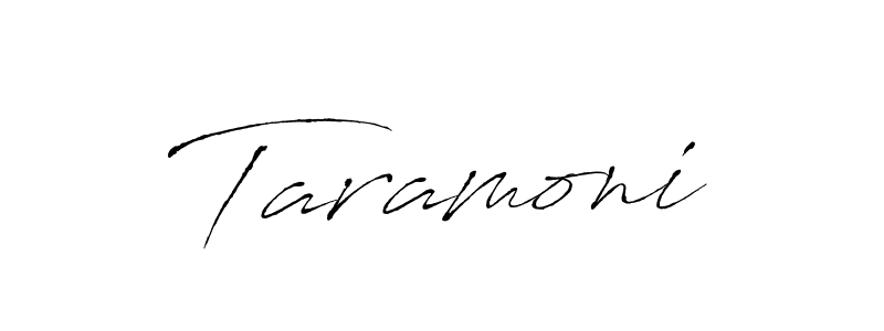 Also we have Taramoni name is the best signature style. Create professional handwritten signature collection using Antro_Vectra autograph style. Taramoni signature style 6 images and pictures png