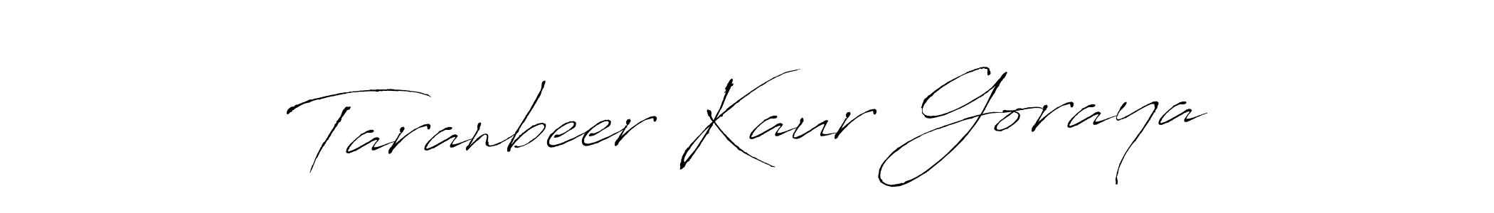 The best way (Antro_Vectra) to make a short signature is to pick only two or three words in your name. The name Taranbeer Kaur Goraya include a total of six letters. For converting this name. Taranbeer Kaur Goraya signature style 6 images and pictures png