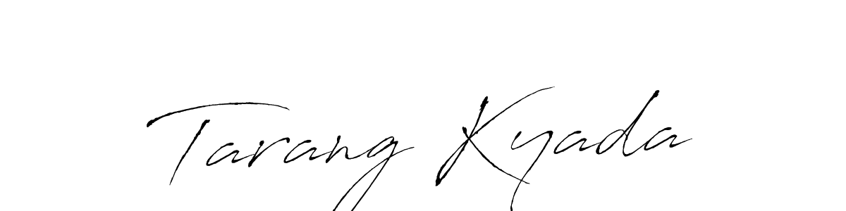 It looks lik you need a new signature style for name Tarang Kyada. Design unique handwritten (Antro_Vectra) signature with our free signature maker in just a few clicks. Tarang Kyada signature style 6 images and pictures png