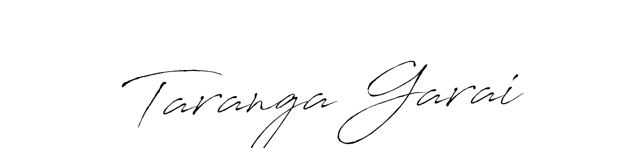 Design your own signature with our free online signature maker. With this signature software, you can create a handwritten (Antro_Vectra) signature for name Taranga Garai. Taranga Garai signature style 6 images and pictures png