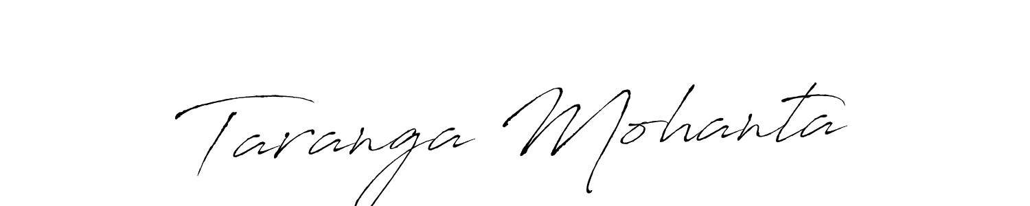 Design your own signature with our free online signature maker. With this signature software, you can create a handwritten (Antro_Vectra) signature for name Taranga Mohanta. Taranga Mohanta signature style 6 images and pictures png