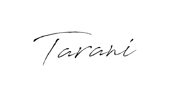 Tarani stylish signature style. Best Handwritten Sign (Antro_Vectra) for my name. Handwritten Signature Collection Ideas for my name Tarani. Tarani signature style 6 images and pictures png