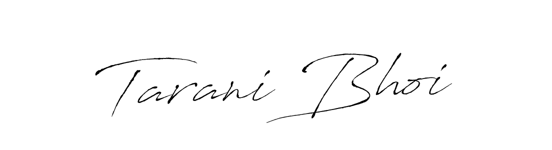 Design your own signature with our free online signature maker. With this signature software, you can create a handwritten (Antro_Vectra) signature for name Tarani Bhoi. Tarani Bhoi signature style 6 images and pictures png