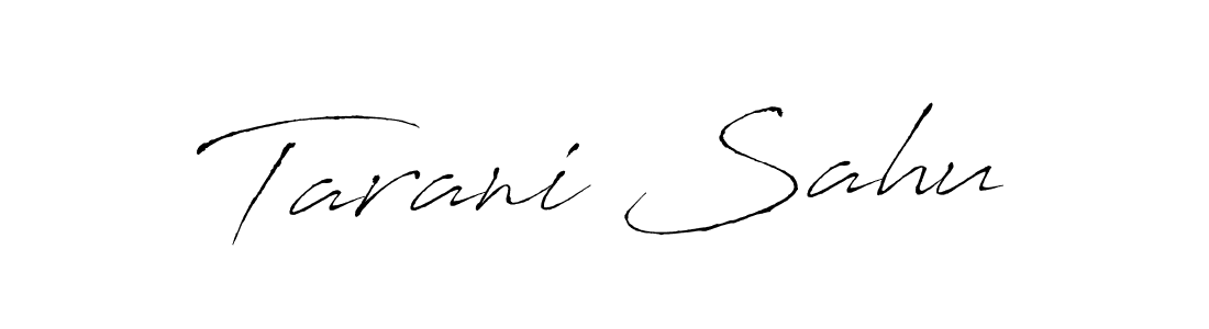 The best way (Antro_Vectra) to make a short signature is to pick only two or three words in your name. The name Tarani Sahu include a total of six letters. For converting this name. Tarani Sahu signature style 6 images and pictures png