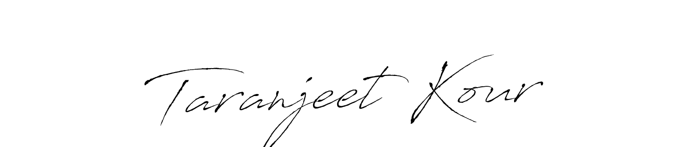 Use a signature maker to create a handwritten signature online. With this signature software, you can design (Antro_Vectra) your own signature for name Taranjeet Kour. Taranjeet Kour signature style 6 images and pictures png
