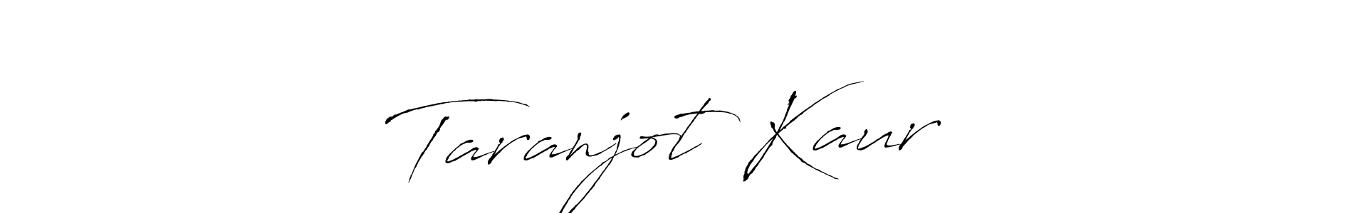 Make a beautiful signature design for name Taranjot Kaur♥️. With this signature (Antro_Vectra) style, you can create a handwritten signature for free. Taranjot Kaur♥️ signature style 6 images and pictures png