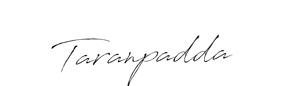 It looks lik you need a new signature style for name Taranpadda. Design unique handwritten (Antro_Vectra) signature with our free signature maker in just a few clicks. Taranpadda signature style 6 images and pictures png
