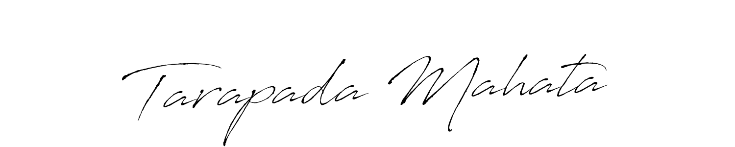 Also You can easily find your signature by using the search form. We will create Tarapada Mahata name handwritten signature images for you free of cost using Antro_Vectra sign style. Tarapada Mahata signature style 6 images and pictures png