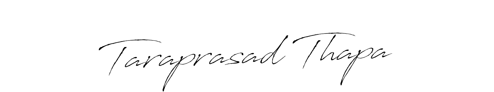 Create a beautiful signature design for name Taraprasad Thapa. With this signature (Antro_Vectra) fonts, you can make a handwritten signature for free. Taraprasad Thapa signature style 6 images and pictures png