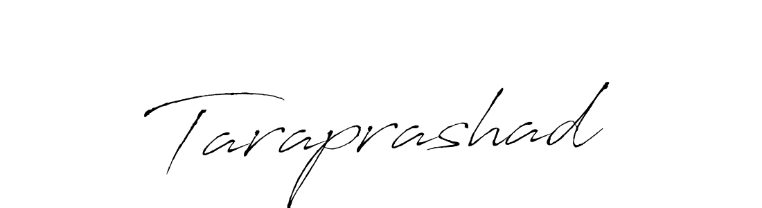 Design your own signature with our free online signature maker. With this signature software, you can create a handwritten (Antro_Vectra) signature for name Taraprashad. Taraprashad signature style 6 images and pictures png