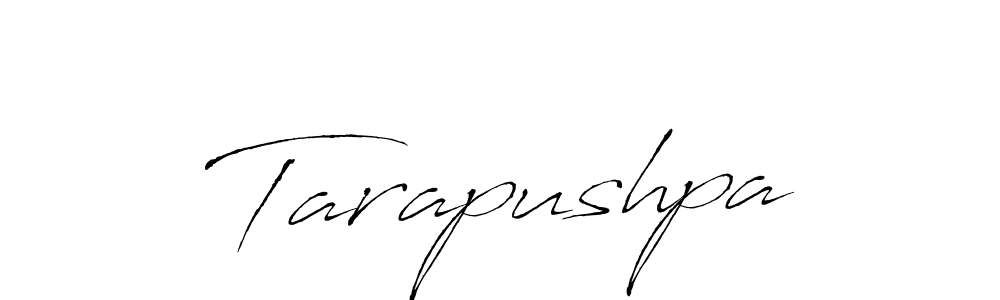 Use a signature maker to create a handwritten signature online. With this signature software, you can design (Antro_Vectra) your own signature for name Tarapushpa. Tarapushpa signature style 6 images and pictures png