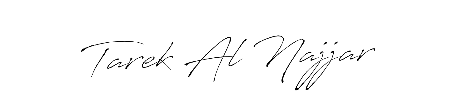 Tarek Al Najjar stylish signature style. Best Handwritten Sign (Antro_Vectra) for my name. Handwritten Signature Collection Ideas for my name Tarek Al Najjar. Tarek Al Najjar signature style 6 images and pictures png