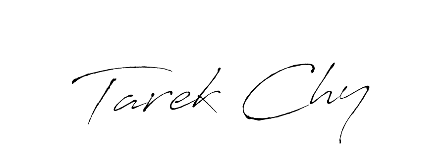 How to make Tarek Chy name signature. Use Antro_Vectra style for creating short signs online. This is the latest handwritten sign. Tarek Chy signature style 6 images and pictures png