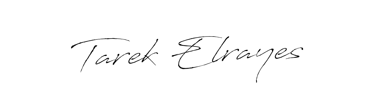 How to make Tarek Elrayes signature? Antro_Vectra is a professional autograph style. Create handwritten signature for Tarek Elrayes name. Tarek Elrayes signature style 6 images and pictures png