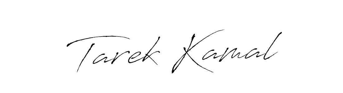 Make a beautiful signature design for name Tarek Kamal. With this signature (Antro_Vectra) style, you can create a handwritten signature for free. Tarek Kamal signature style 6 images and pictures png