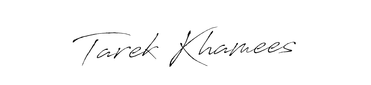 It looks lik you need a new signature style for name Tarek Khamees. Design unique handwritten (Antro_Vectra) signature with our free signature maker in just a few clicks. Tarek Khamees signature style 6 images and pictures png