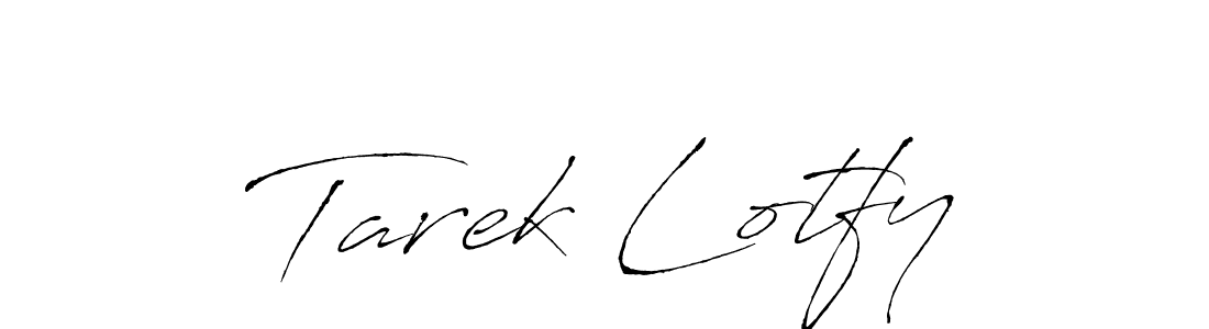 It looks lik you need a new signature style for name Tarek Lotfy. Design unique handwritten (Antro_Vectra) signature with our free signature maker in just a few clicks. Tarek Lotfy signature style 6 images and pictures png