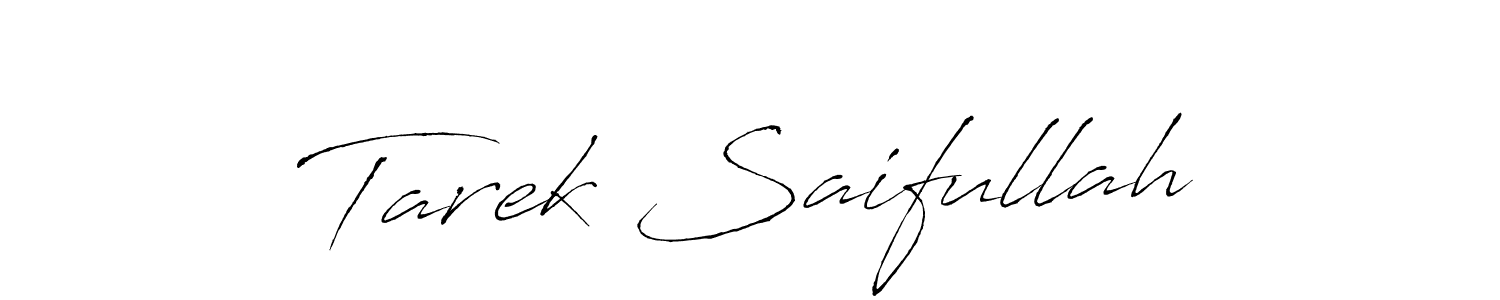 The best way (Antro_Vectra) to make a short signature is to pick only two or three words in your name. The name Tarek Saifullah include a total of six letters. For converting this name. Tarek Saifullah signature style 6 images and pictures png