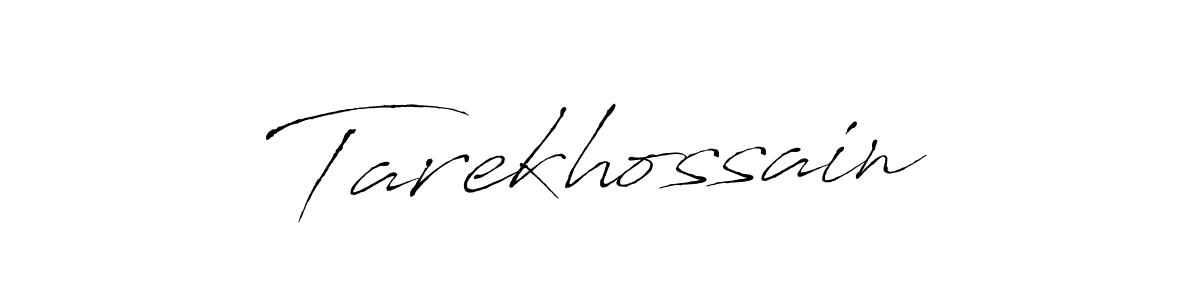 How to make Tarekhossain signature? Antro_Vectra is a professional autograph style. Create handwritten signature for Tarekhossain name. Tarekhossain signature style 6 images and pictures png