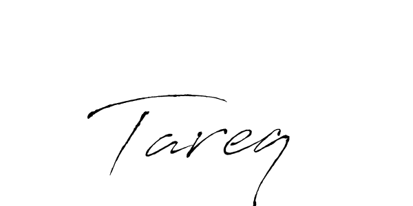 Tareq  stylish signature style. Best Handwritten Sign (Antro_Vectra) for my name. Handwritten Signature Collection Ideas for my name Tareq . Tareq  signature style 6 images and pictures png