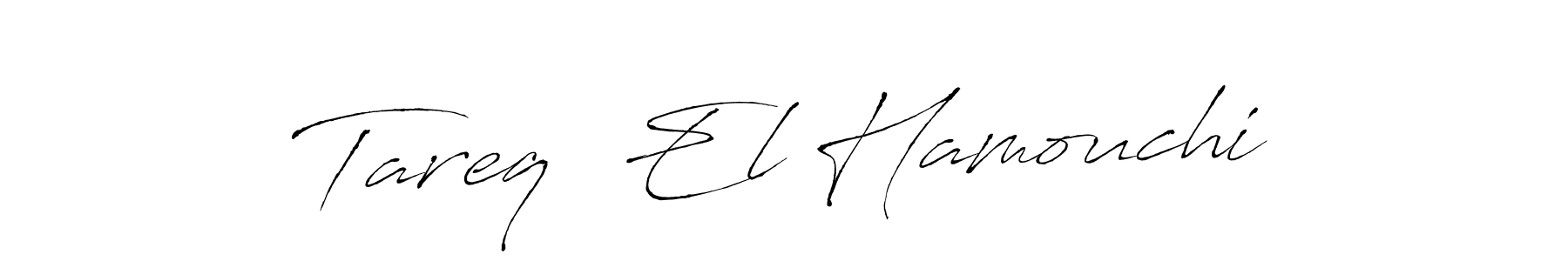 How to Draw Tareq  El Hamouchi signature style? Antro_Vectra is a latest design signature styles for name Tareq  El Hamouchi. Tareq  El Hamouchi signature style 6 images and pictures png