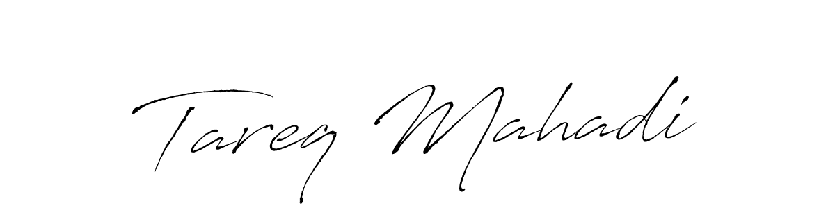 Tareq Mahadi stylish signature style. Best Handwritten Sign (Antro_Vectra) for my name. Handwritten Signature Collection Ideas for my name Tareq Mahadi. Tareq Mahadi signature style 6 images and pictures png