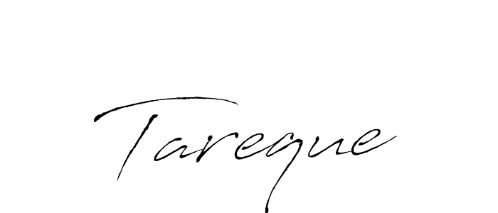 Create a beautiful signature design for name Tareque. With this signature (Antro_Vectra) fonts, you can make a handwritten signature for free. Tareque signature style 6 images and pictures png