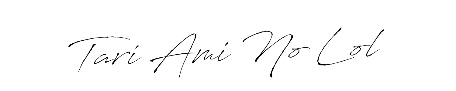 You should practise on your own different ways (Antro_Vectra) to write your name (Tari Ami No Lol) in signature. don't let someone else do it for you. Tari Ami No Lol signature style 6 images and pictures png