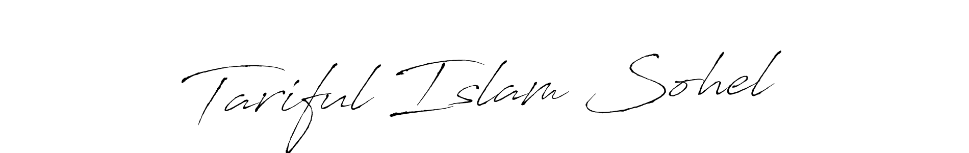 Similarly Antro_Vectra is the best handwritten signature design. Signature creator online .You can use it as an online autograph creator for name Tariful Islam Sohel. Tariful Islam Sohel signature style 6 images and pictures png