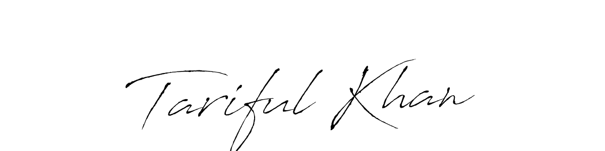 You should practise on your own different ways (Antro_Vectra) to write your name (Tariful Khan) in signature. don't let someone else do it for you. Tariful Khan signature style 6 images and pictures png